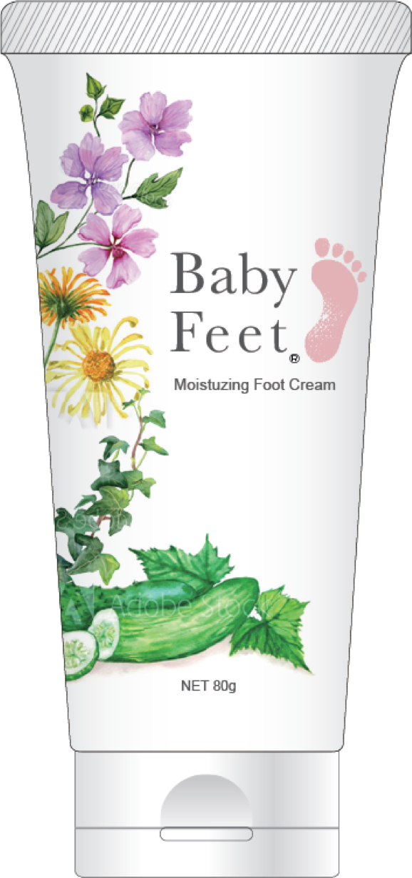 BabyFoot Moisturizing Cream Tube